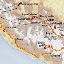 Itinéraire du voyage Les Cités d'Or - Pérou - Tirawa