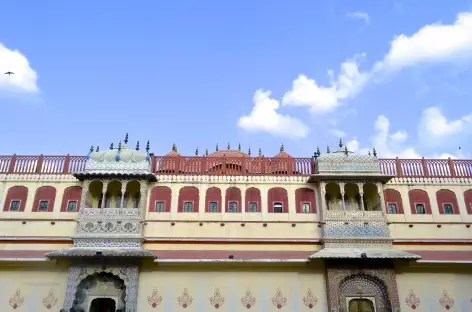 Vue sur le City Palace, Jaipur, Rajasthan - Inde - 