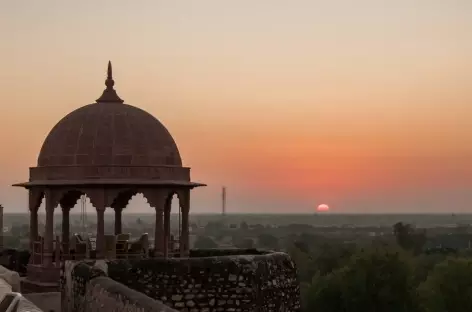 L’aube au fort de Khimsar_Rajasthan_Inde - 