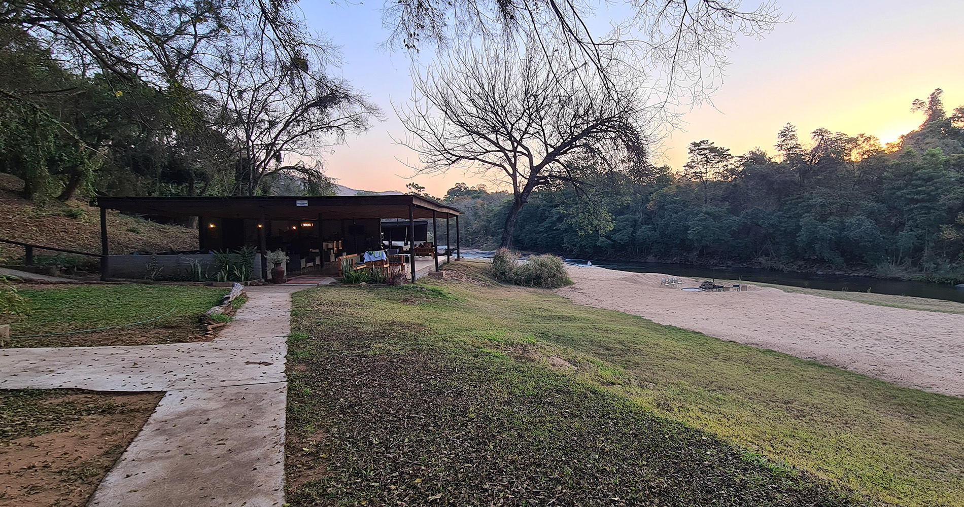 Vue du lodge à Hazyview