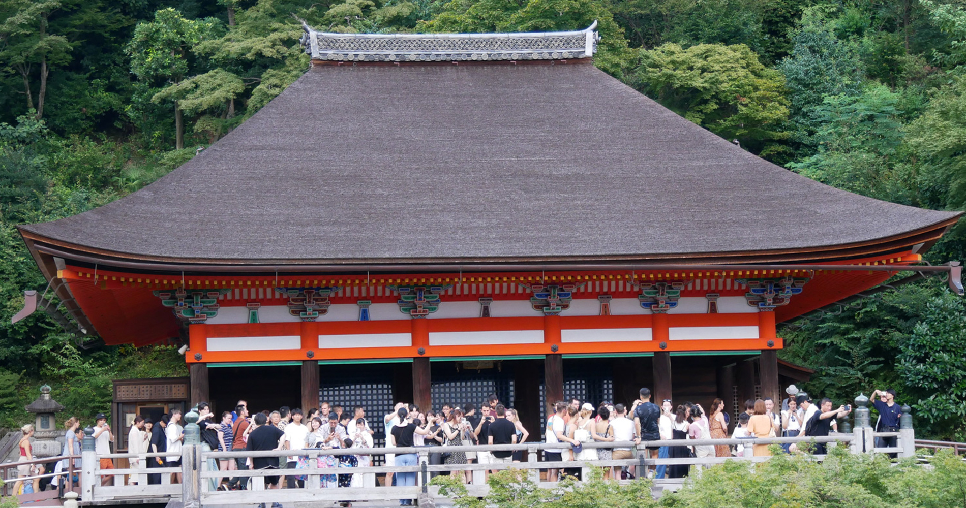 Le temple Kiyomizu et son impressionnante terrasse.