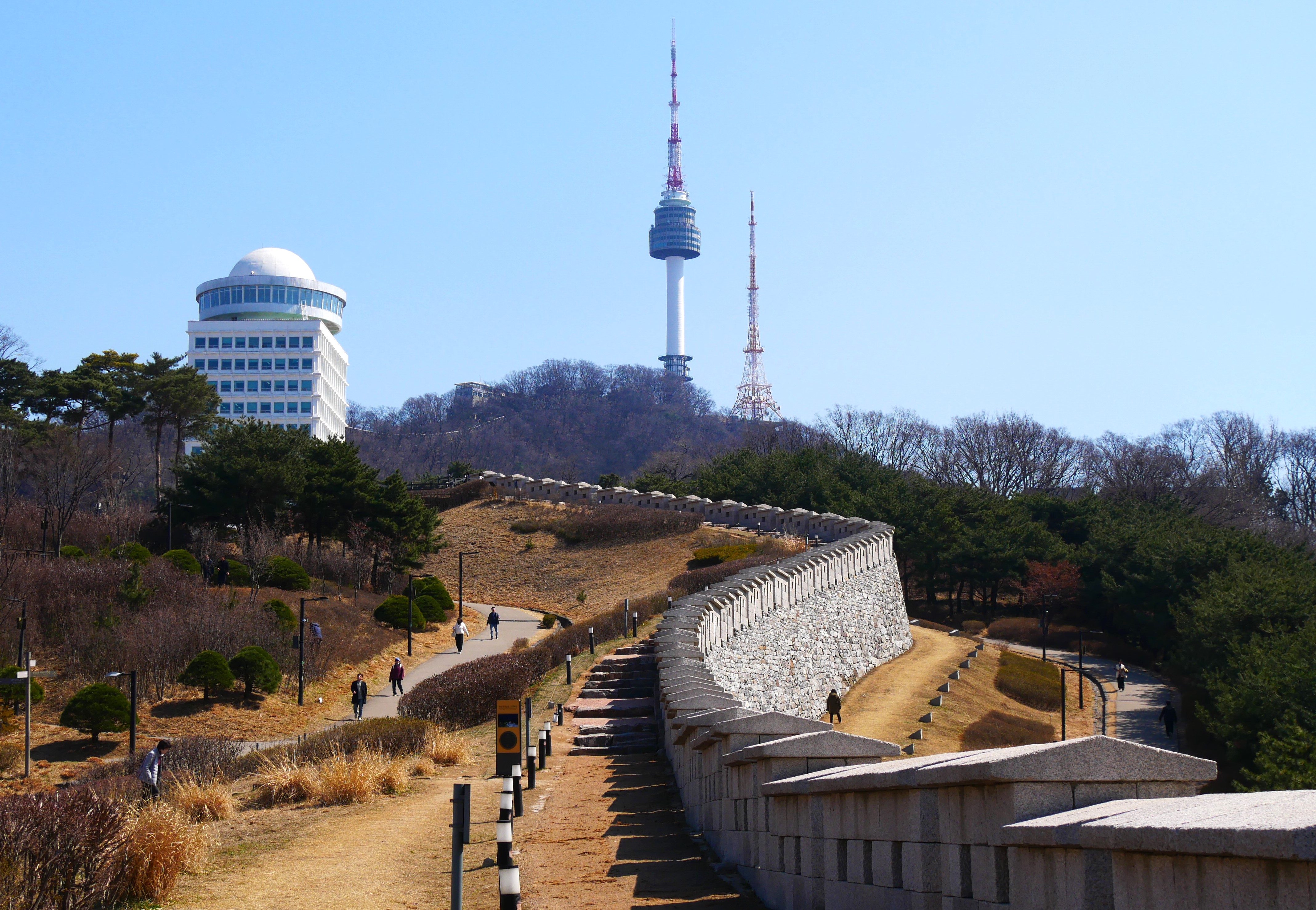 Montée à la Tour de Séoul, Parc Namsan