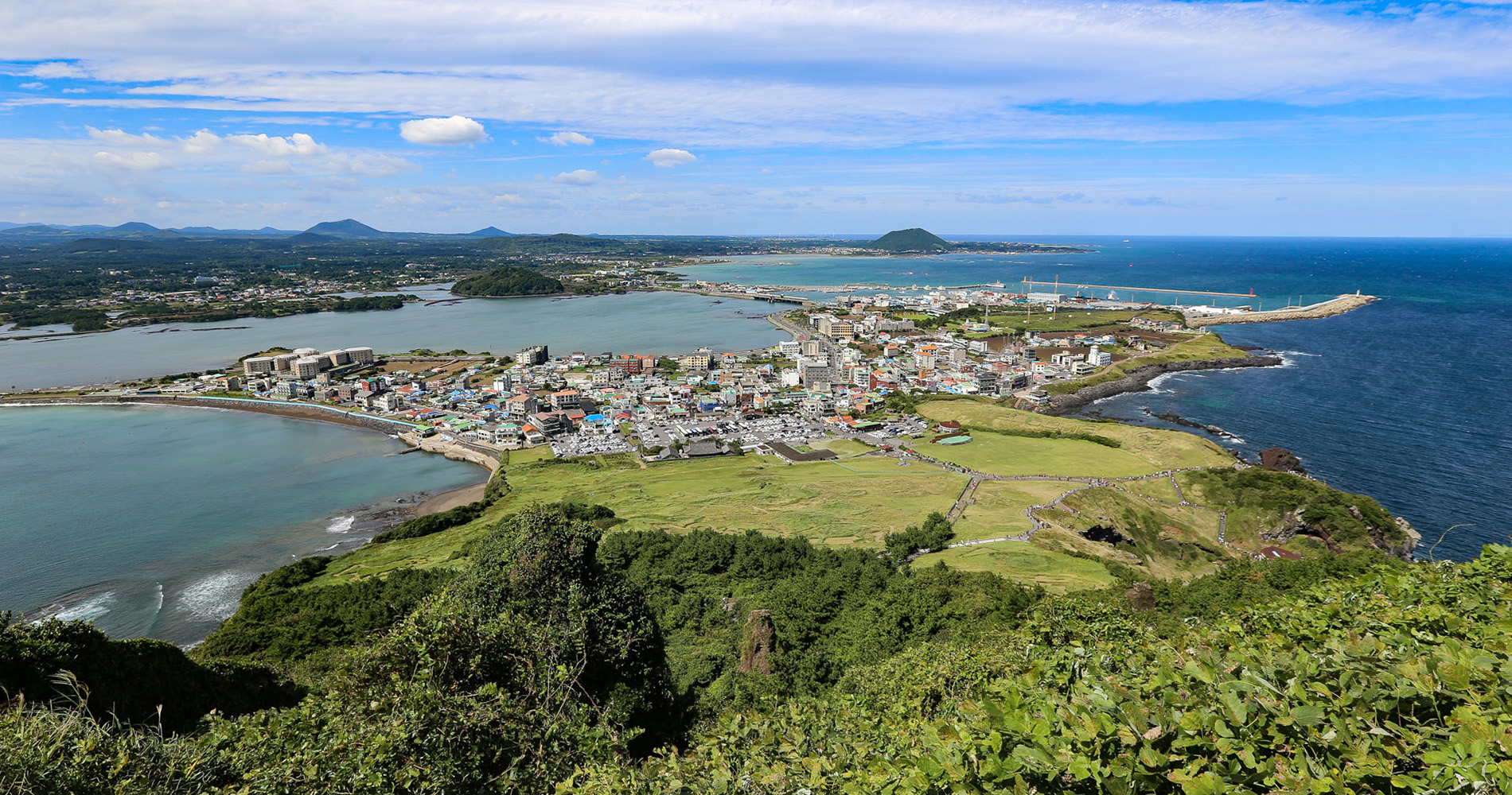 Pendant la montée au Seongsan