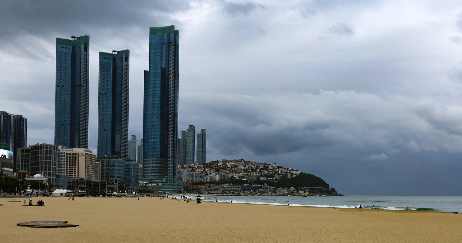 La plage de Haeundae et le LCT