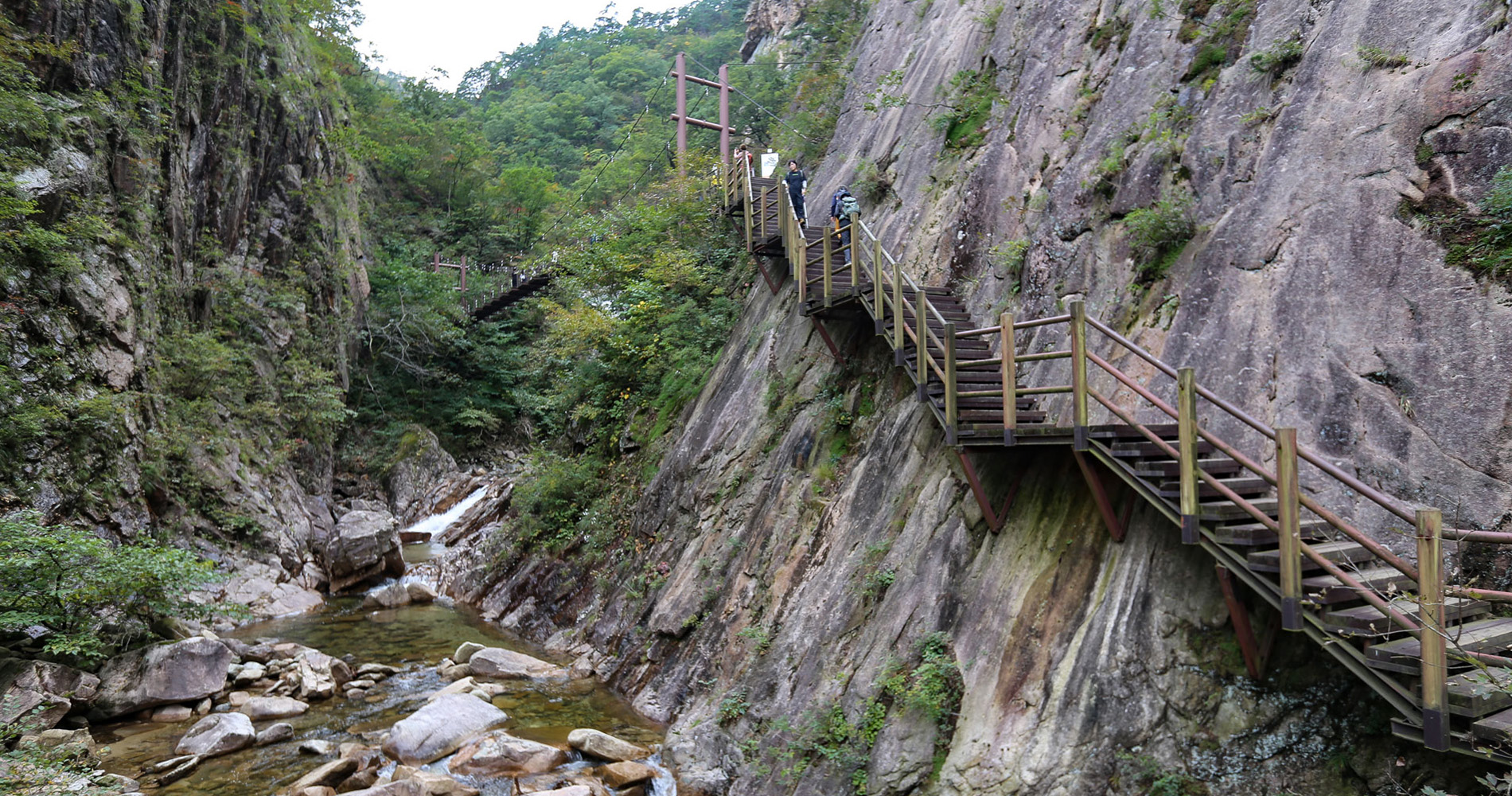 Sentier aménagé