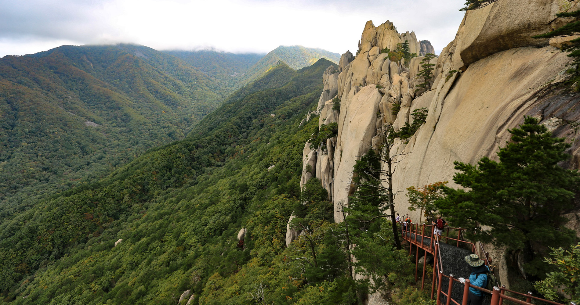 Lors de la montée vers Ulsanbawi