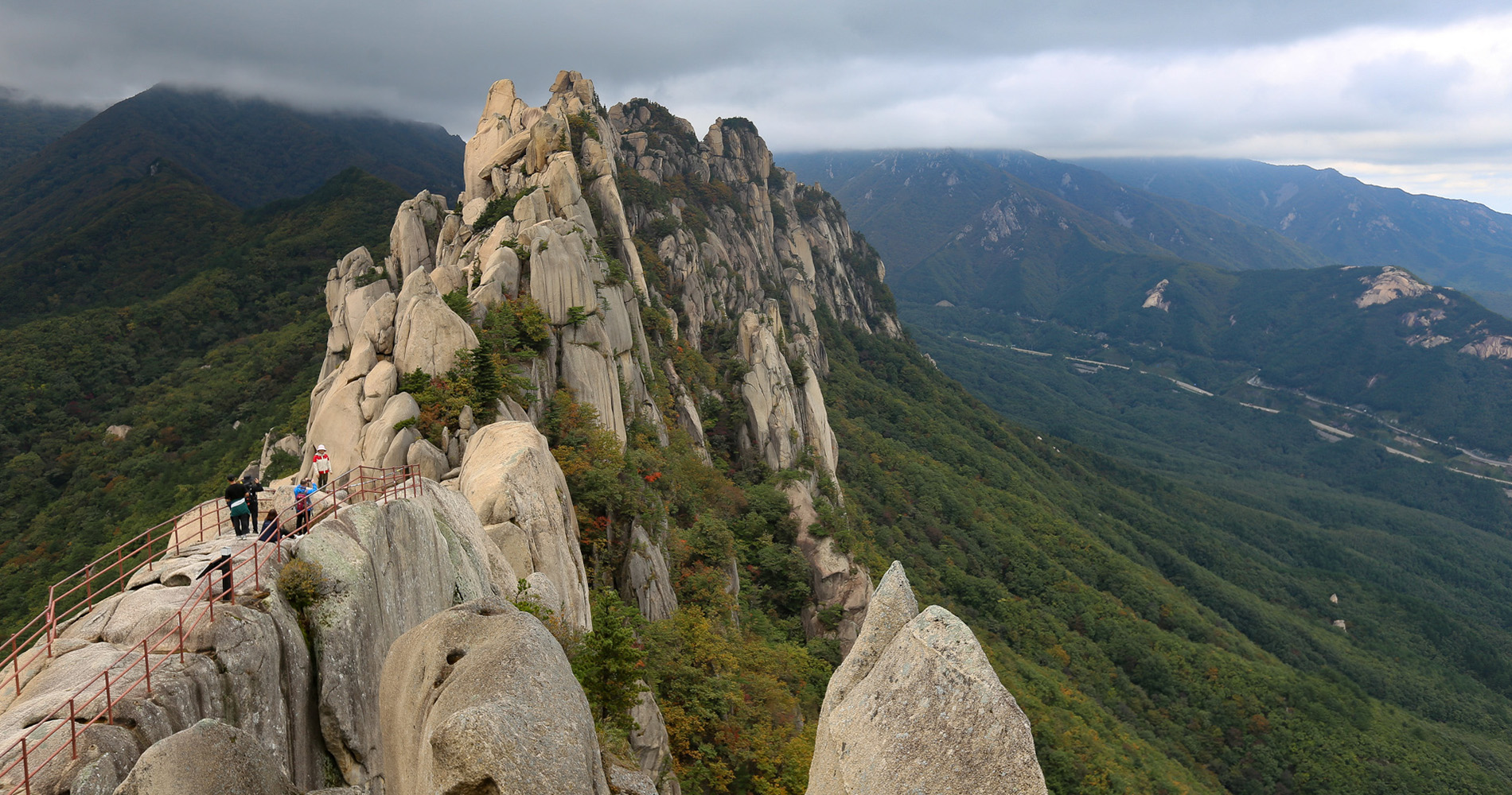 Depuis le sommet de Ulsanbawi