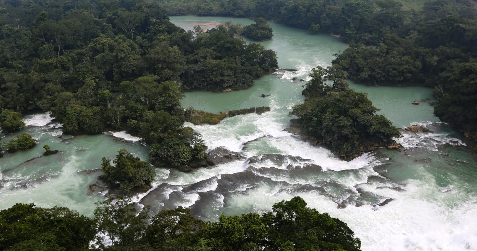 Aval des Chutes de Las Nubes