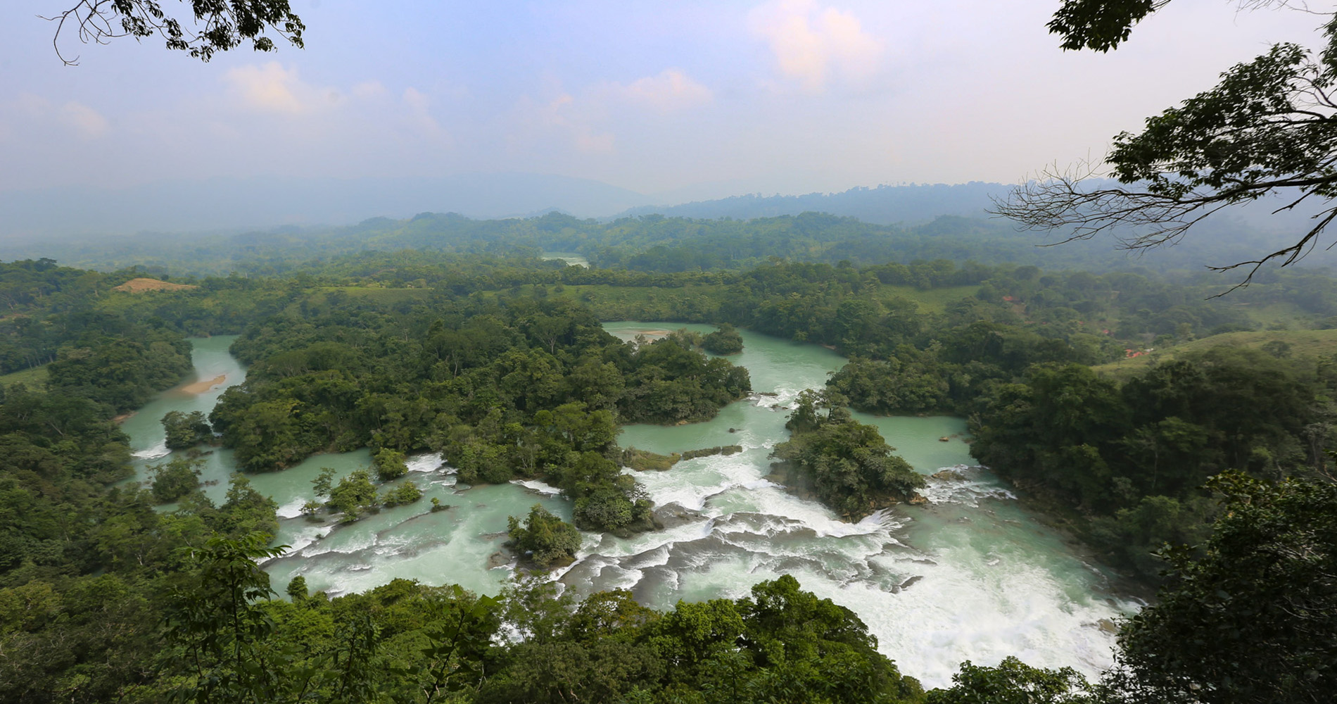 Aval des Chutes de Las Nubes