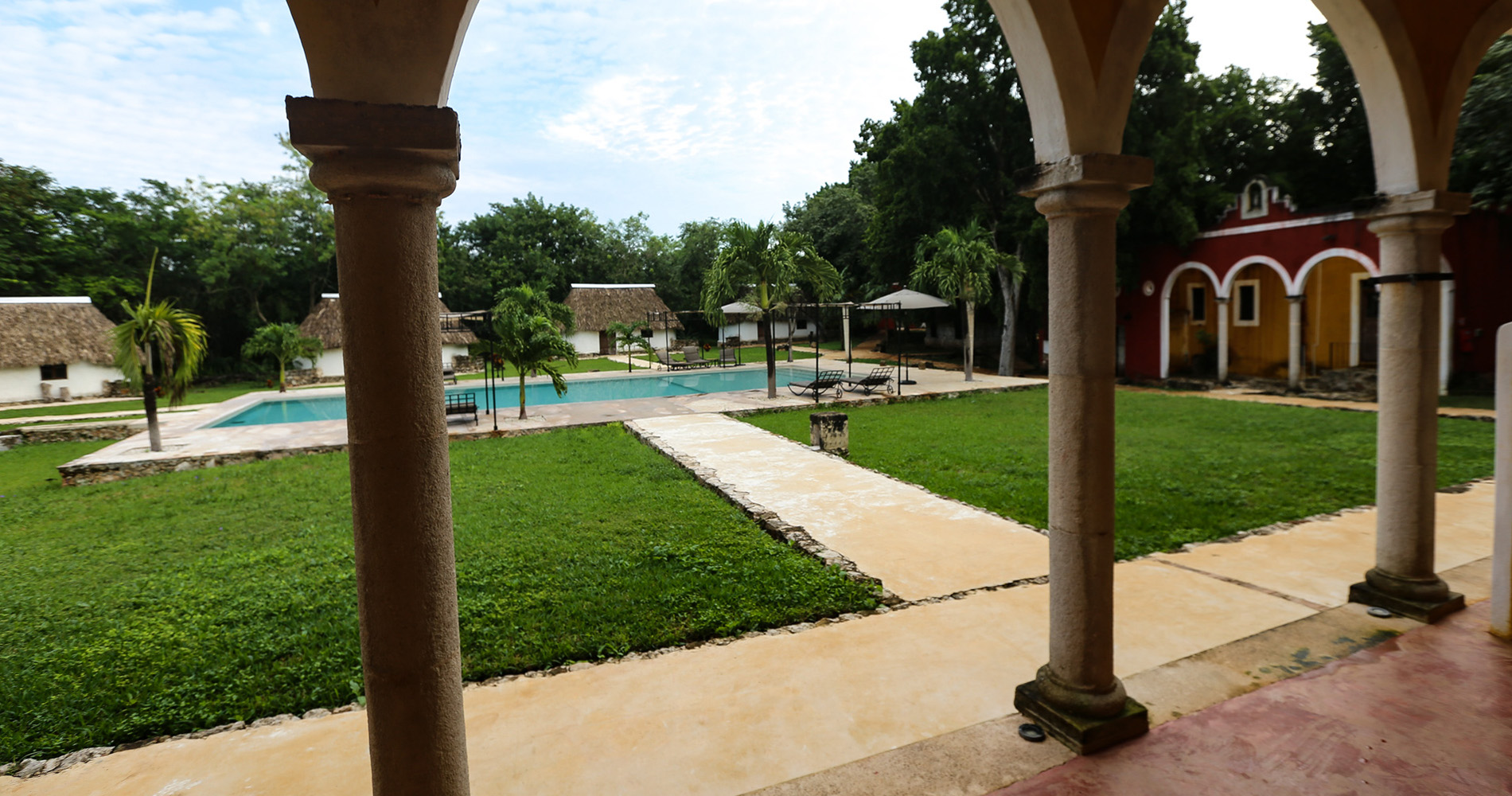 Chambre avec vue, Hacienda Ticum