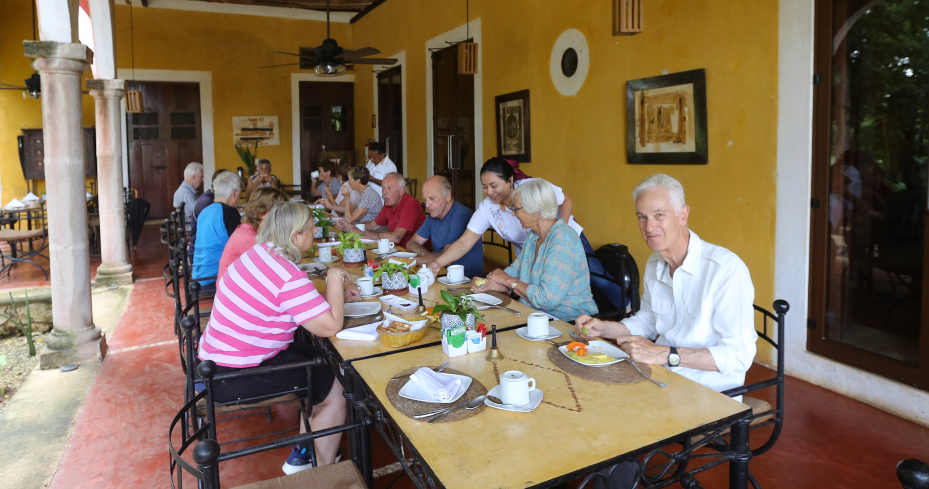 Petit déjeuner gourmand, Hacienda Ticum