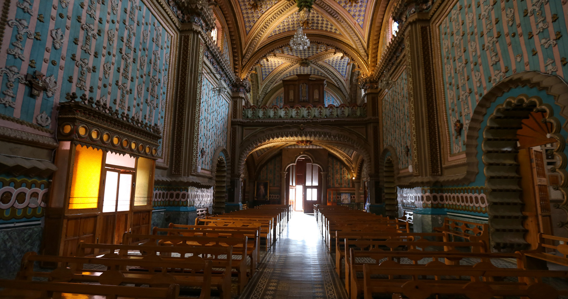 Intérieur de l’église de Tlalpujahua